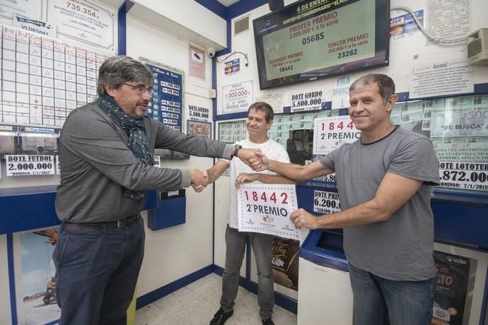 06.01.18 LPGC Premio lotería El Niño 2018.Calle Galicia.Administración 26.Fotos Tony Hernández
