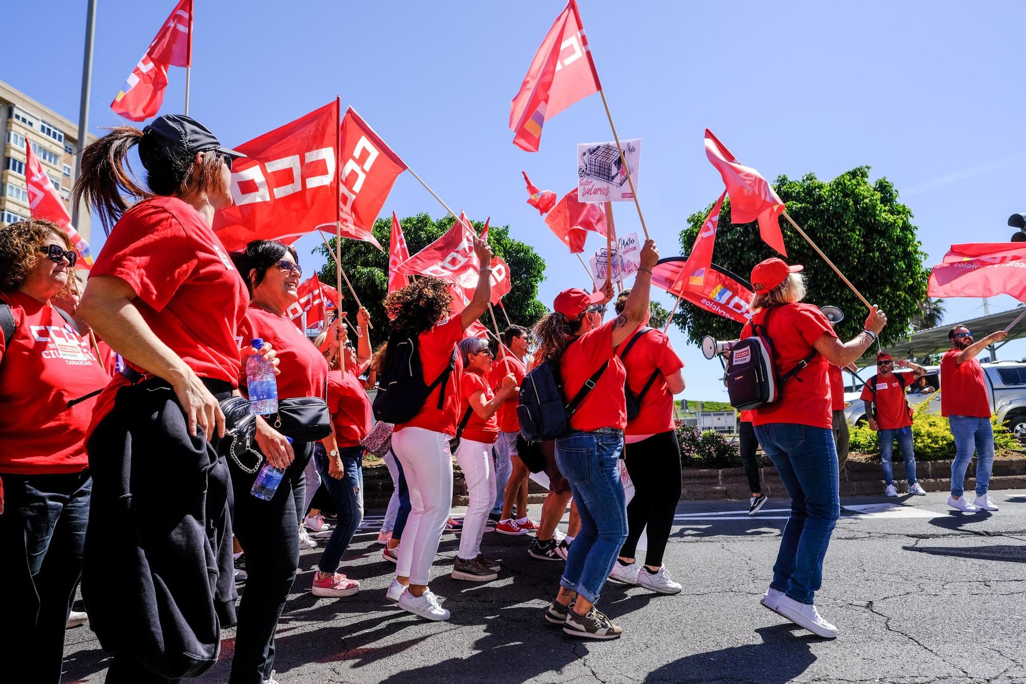 Manifestación por el Primero de Mayo en Las Palmas de Gran Canaria