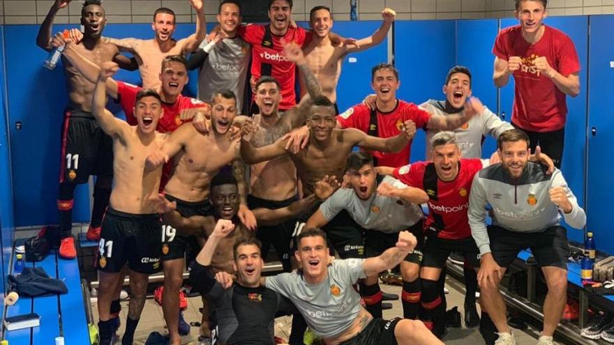 Freude über den Sieg bei Real Mallorca.