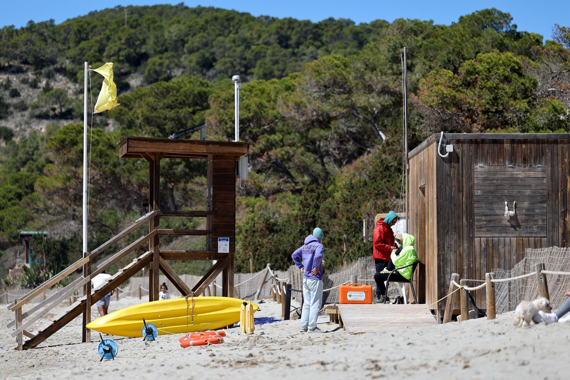 Lunes de Pascual al sol en Ibiza