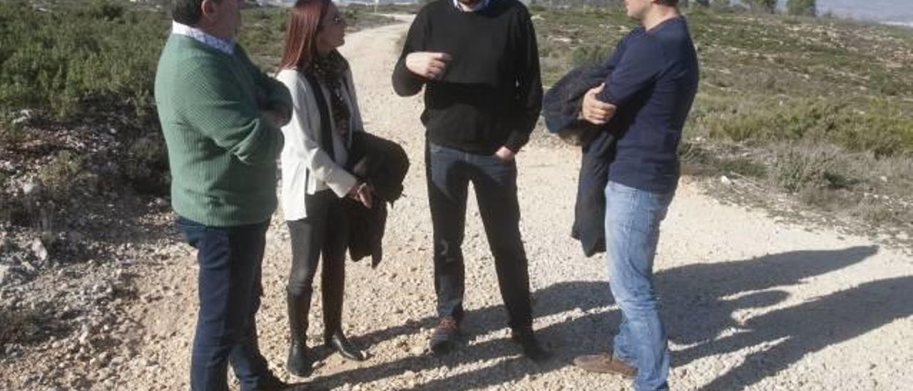La diputación se compromete a recuperar el monte de la Vall degradado tras el incendio de 2010 La diputación se compromete a recuperar el monte de la Vall degradado tras el incendio de 2010