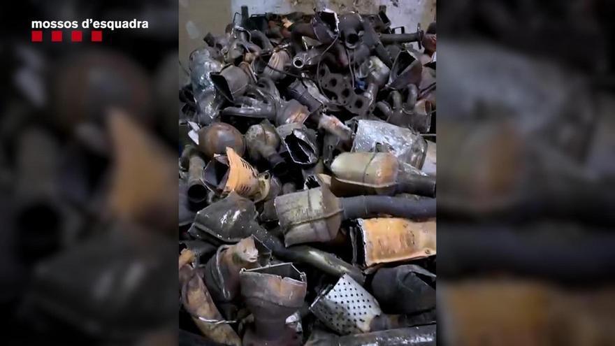 Desarticulen una xarxa de tràfic de catalitzadors robats arreu de Catalunya