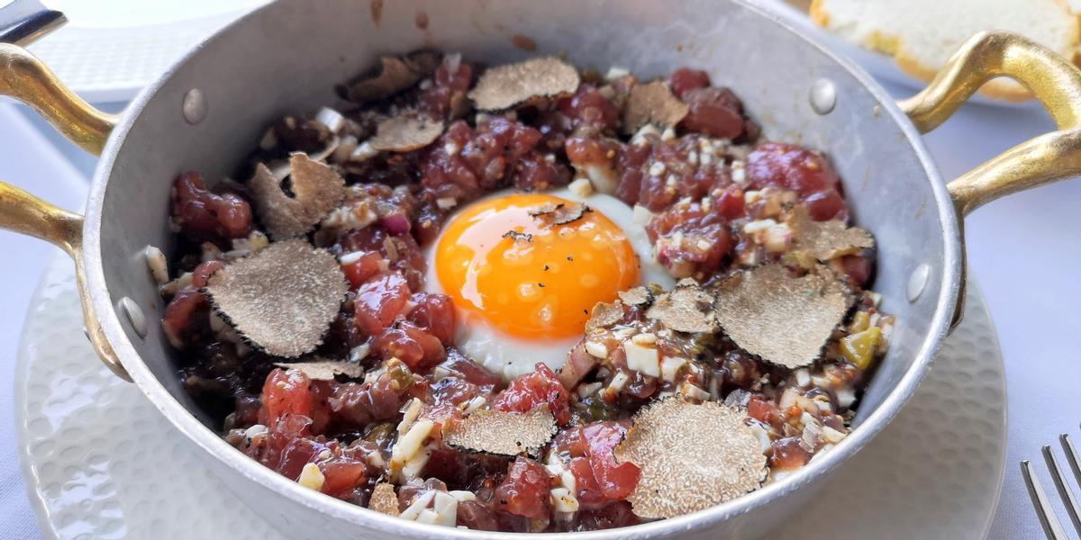 Hashtag de atún rojo salvaje de Tarifa. el delantal