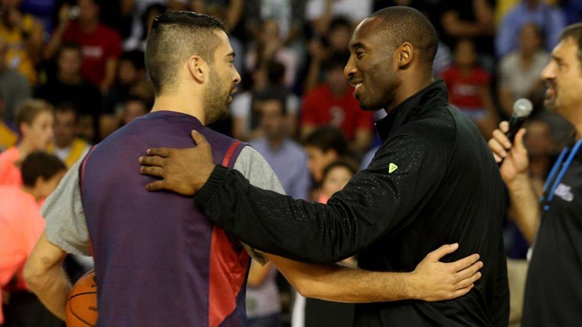 Navarro y Kobe en una imagen de la temporada 2010-11