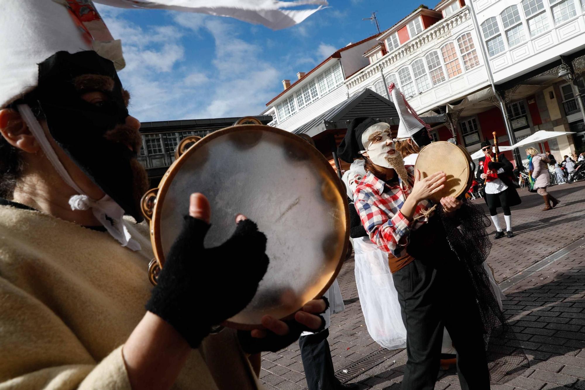 EN IMÁGENES: El Antroxu tradicional en Avilés