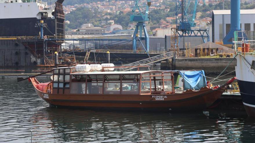 Montenegro culmina su segundo barco de acero, otro “rabelo” portugués para río