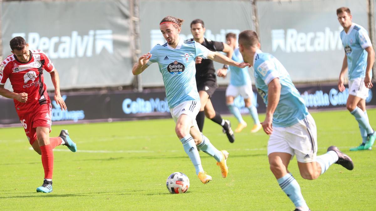 El Celta B no pudo pasar del empate ante el Unionistas de Salamanca.