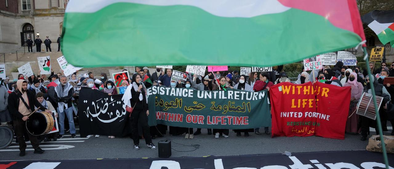 Manifestación en defensa de los palestinos en Nueva York, el pasado 14 de noviembre.