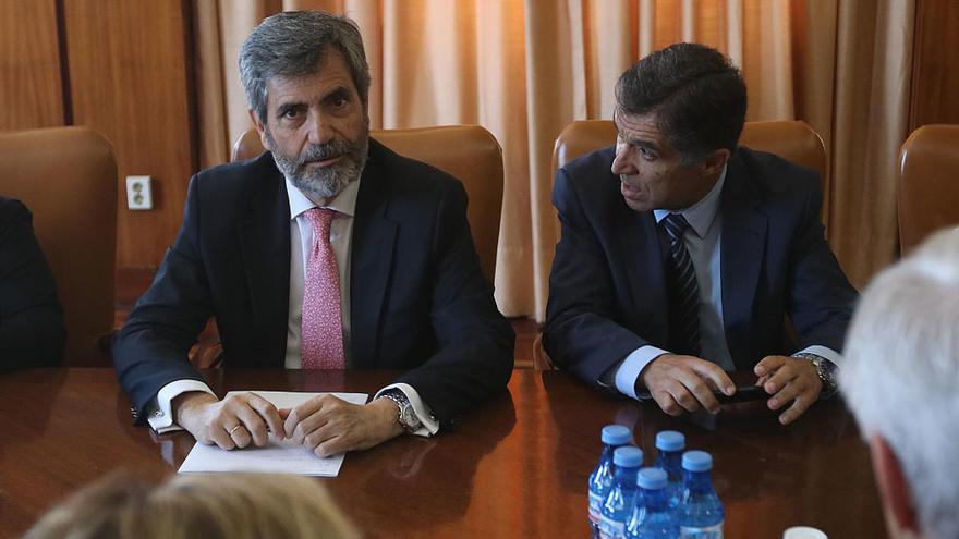 Carlos Lesmes, durante la inauguración de la jornada.