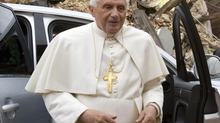 El Papa Benedicto XVI .