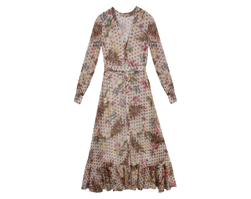 El vestido camisero con estampado floral de Dolores Promesas