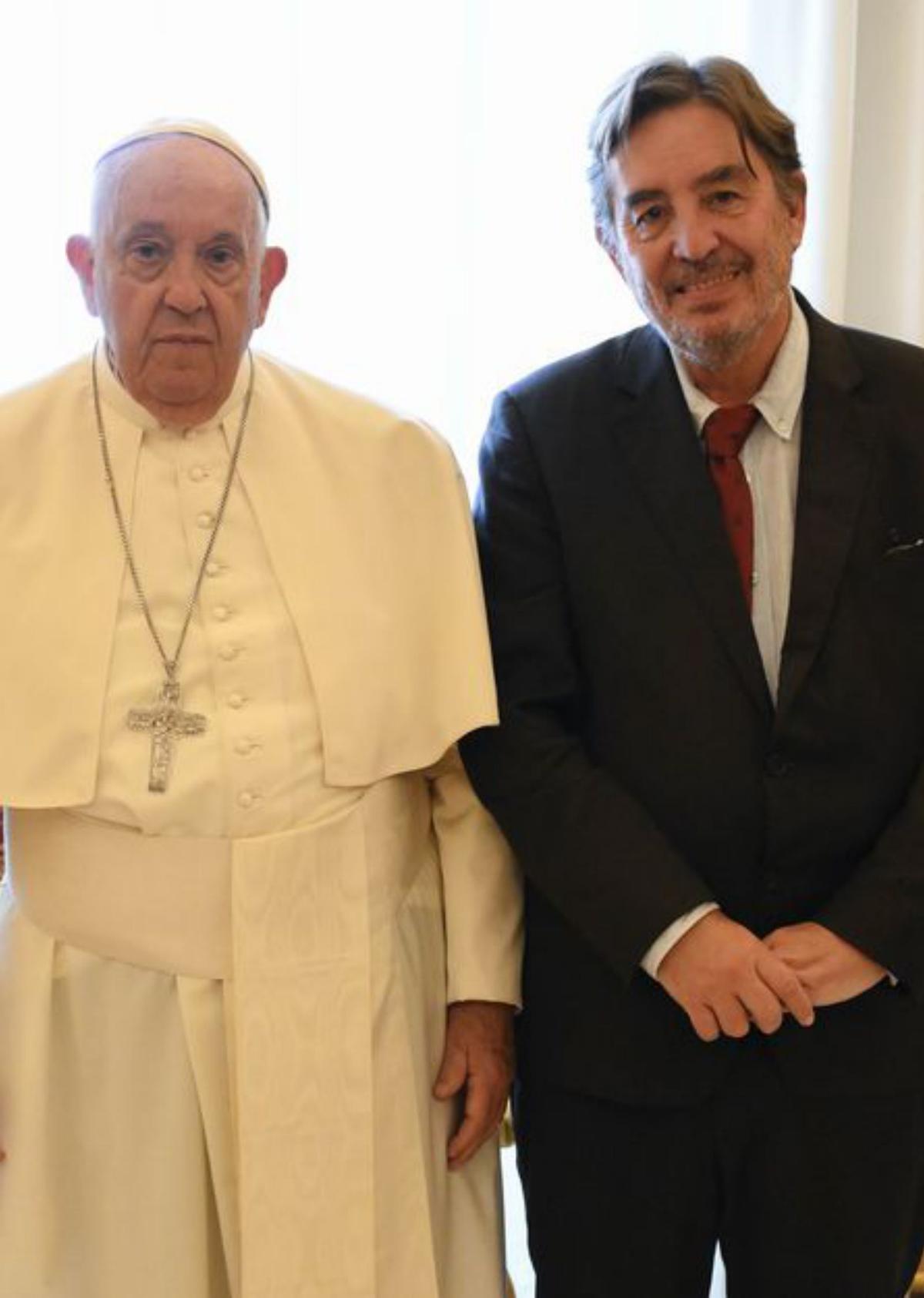 El Papa rep Luis García Montero en una trobada marcada per Borges i Llorca