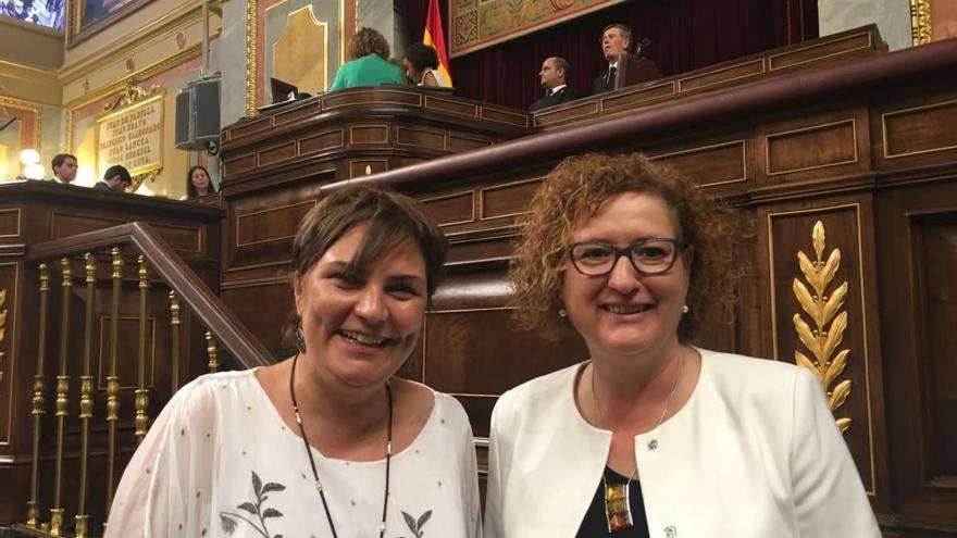 Patri Blanquer y Lola Alba, diputadas en el Congreso