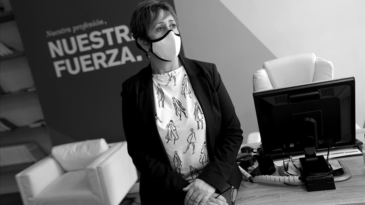 Gemma Torrejón, secretaria general del sindicato Satse en Toledo.