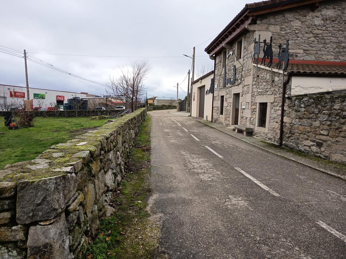 Una de las travesías en la que está previsto actuar para mejorar la seguridad vial.