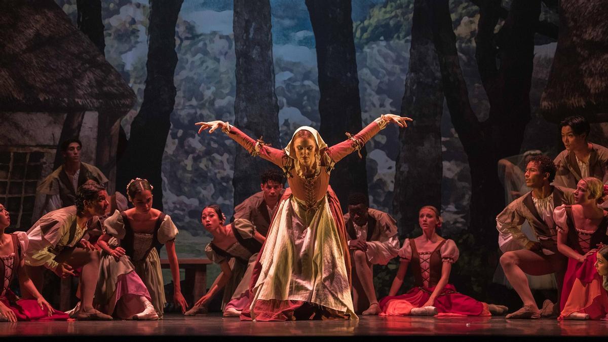 El Ballet de Barcelona durante la representación de 'Giselle'.