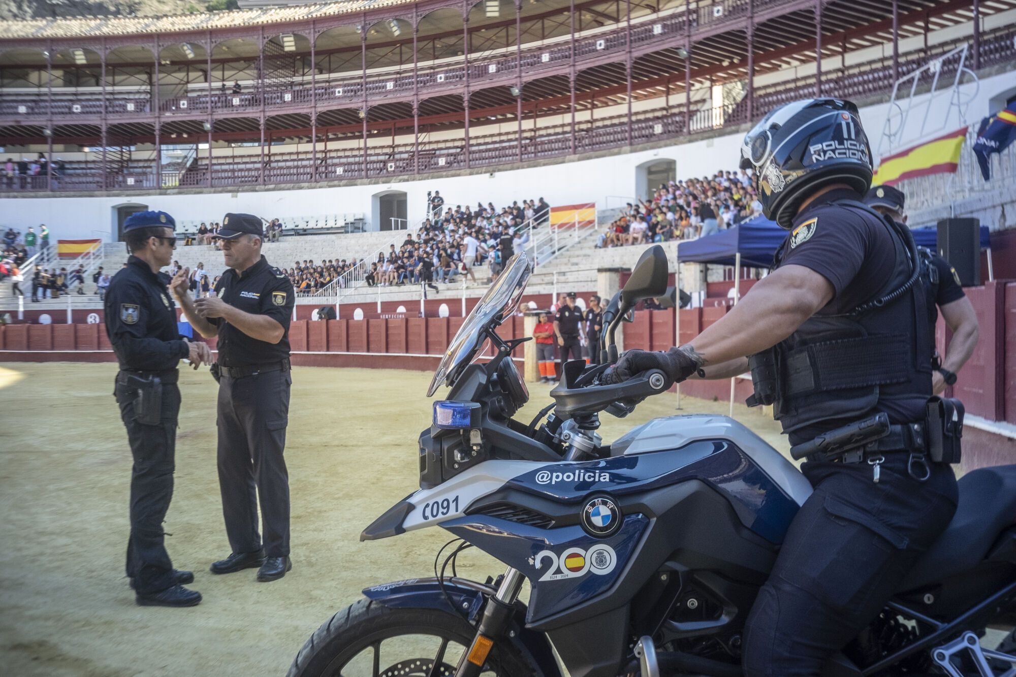 Exhibición de la Policía Nacional