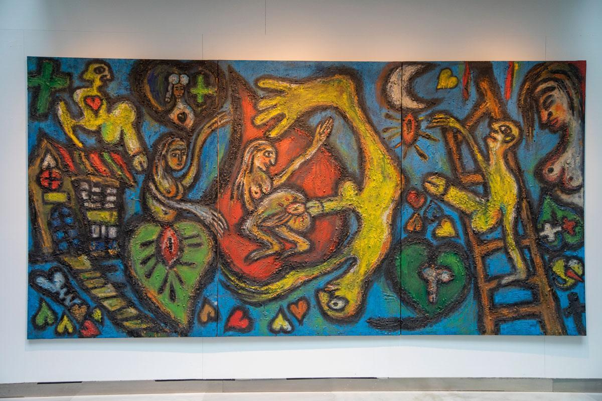 El Centro de Arte y Exposiciones de Ejea reabre con una muestra antológica de la atormentada obra de Víctor Mira