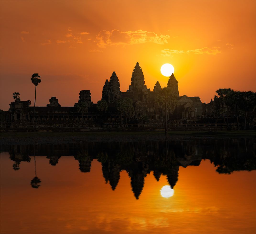El templo de Angkor Wat, al amanecer