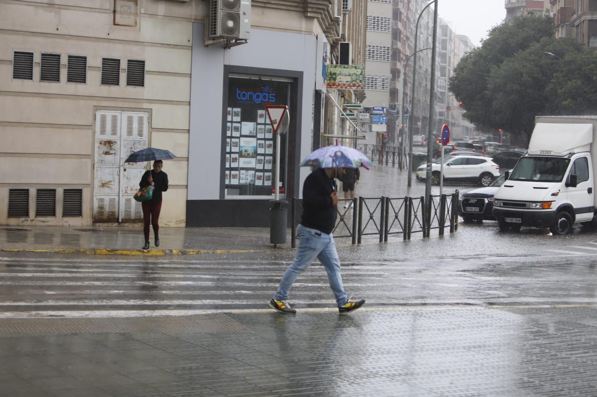 Las lluvias vuelven a golpear con fuerza en Xàtiva