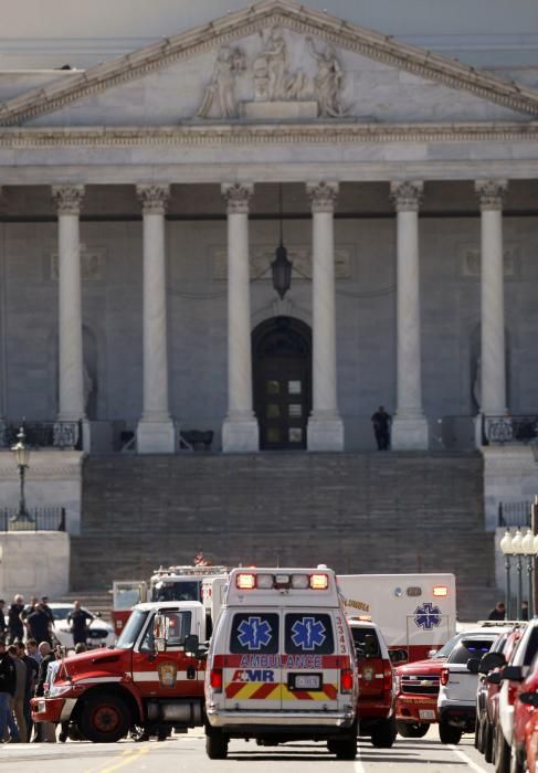 Un detenido por un tiroteo en el Capitolio