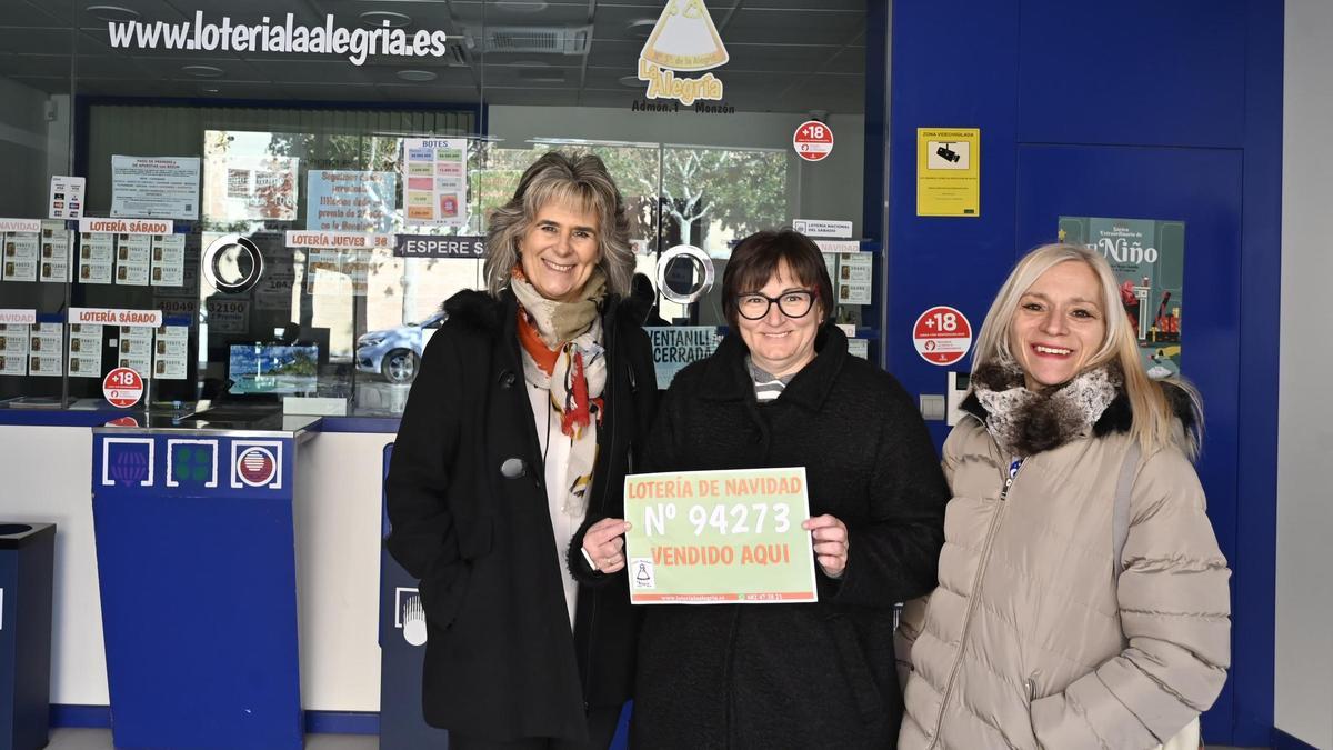 Administración de Monzón que ha repartido más de nueve millones de euros de un quinto premio..