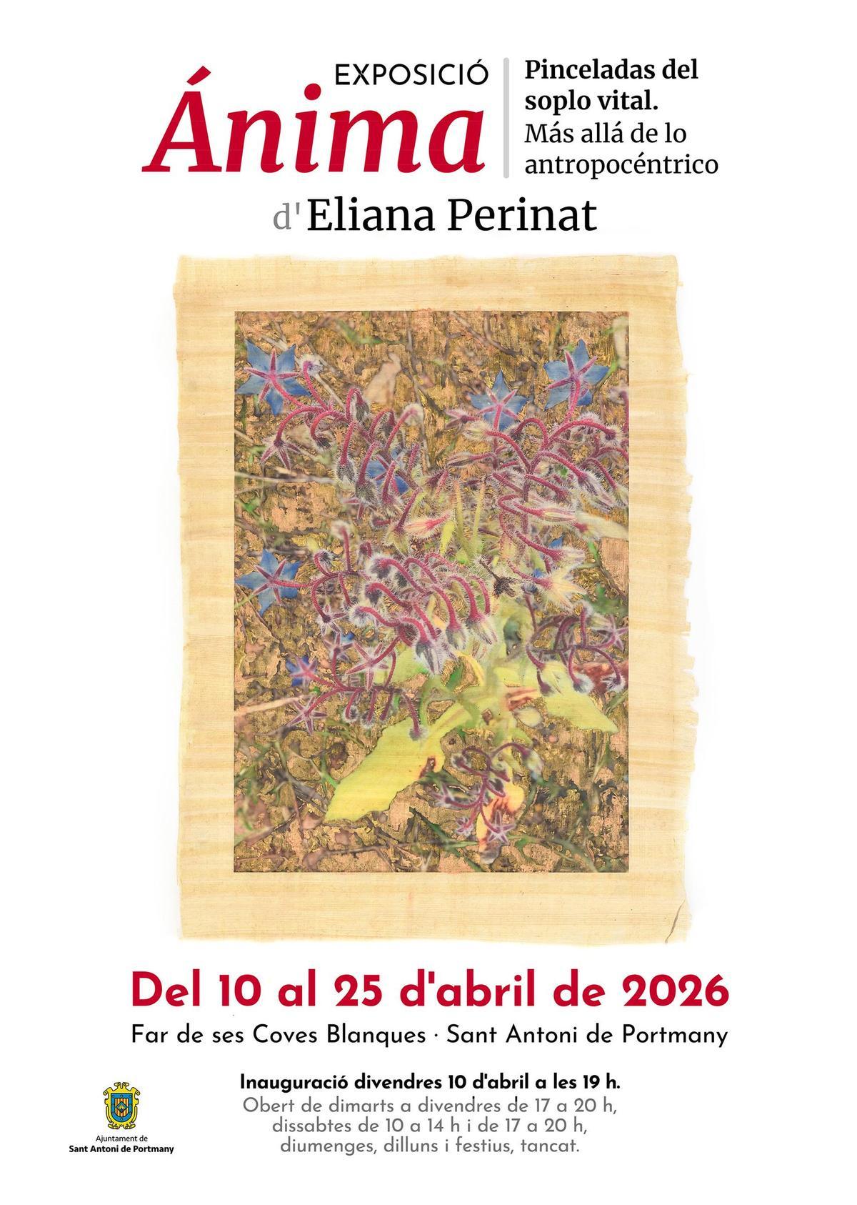 Cartel de la exposición 'Ànima' de Eliana Perinat