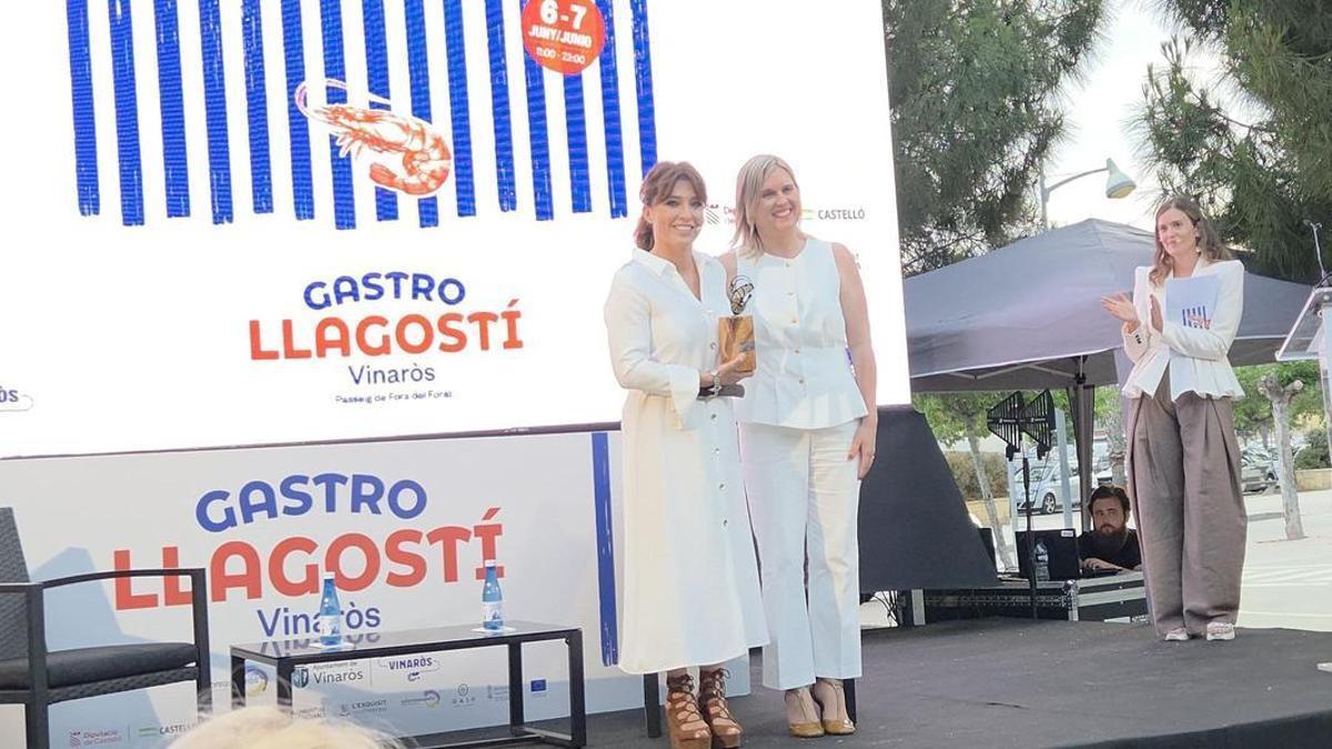 La periodista Helena Resano, ha siso nombrada embajadora del langostino de Vinaròs, en la primera edición del GastroLlagostí.