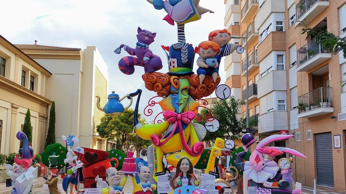 Imagen de la Falla Don Bosco, ganadora en la edición de 2021.