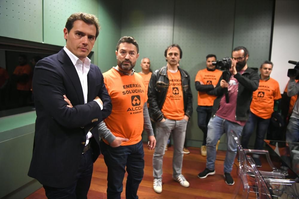 Albert Rivera en un acto de Ciudadanos en A Coruña