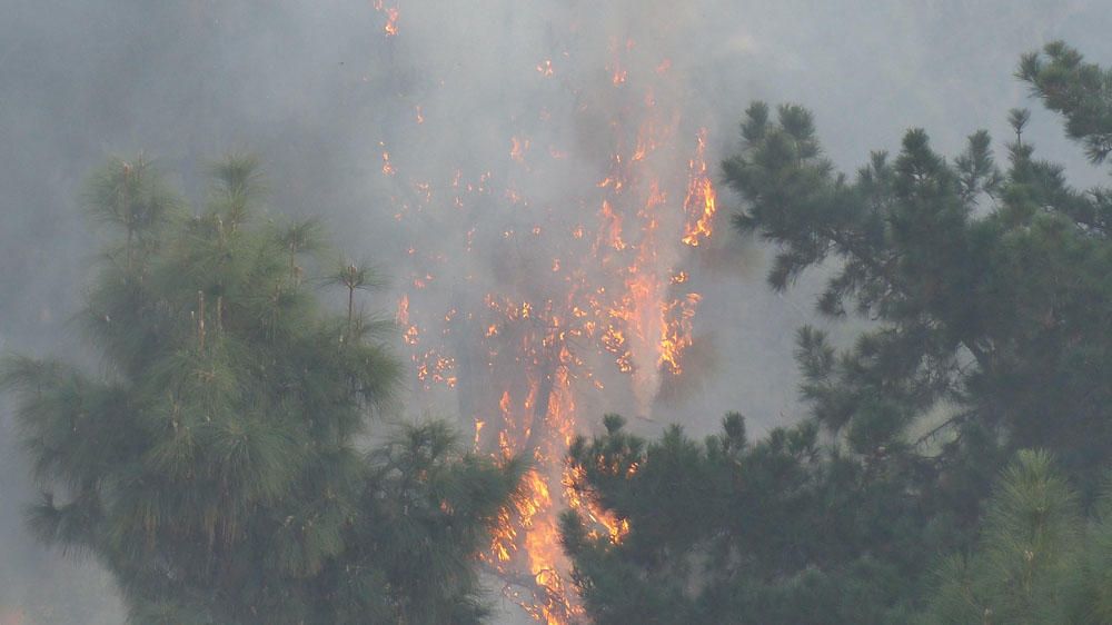 Explosión de una bombona de propano en Los Realejo