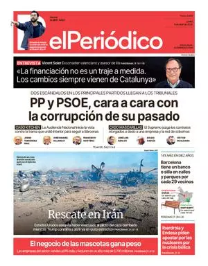 La portada de EL PERIÓDICO del 6 de abril de 2026