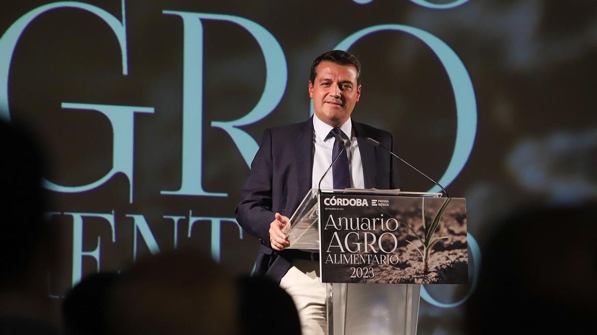 José María Bellido, durante su intervención.