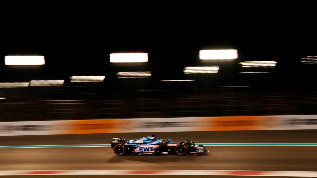 Fernando Alonso en el Gran Premio de Abu Dabi