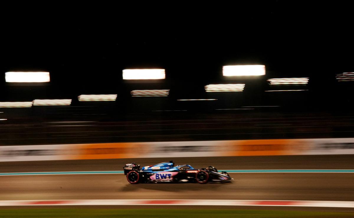 Fernando Alonso en el Gran Premio de Abu Dabi