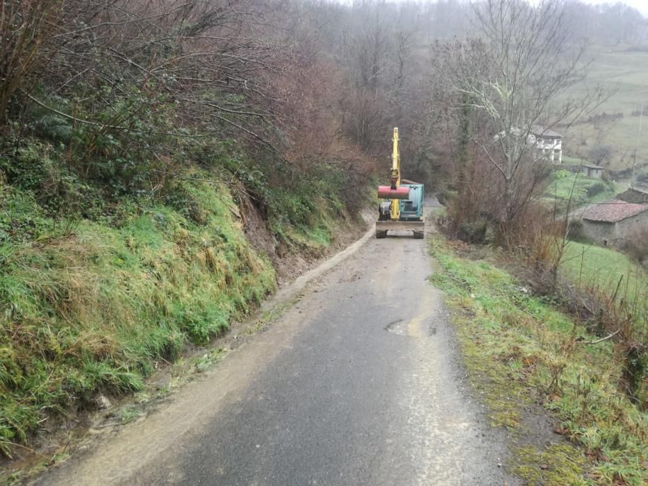 Temporal en Asturias: Segundo día de riadas y desperfectos en Asturias