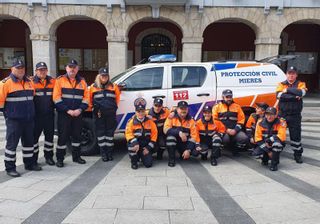 La guerra asiática de Protección Civil en Mieres