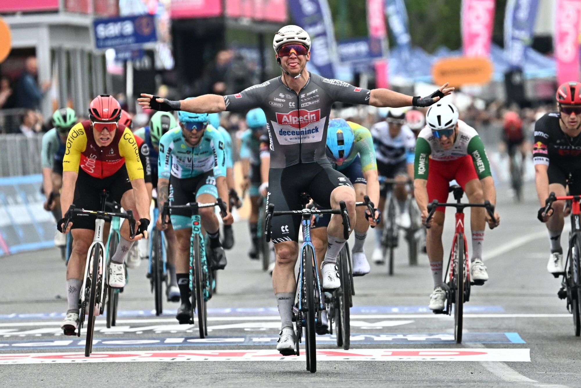  La etapa 6 del Giro de Italia, en imágenes.