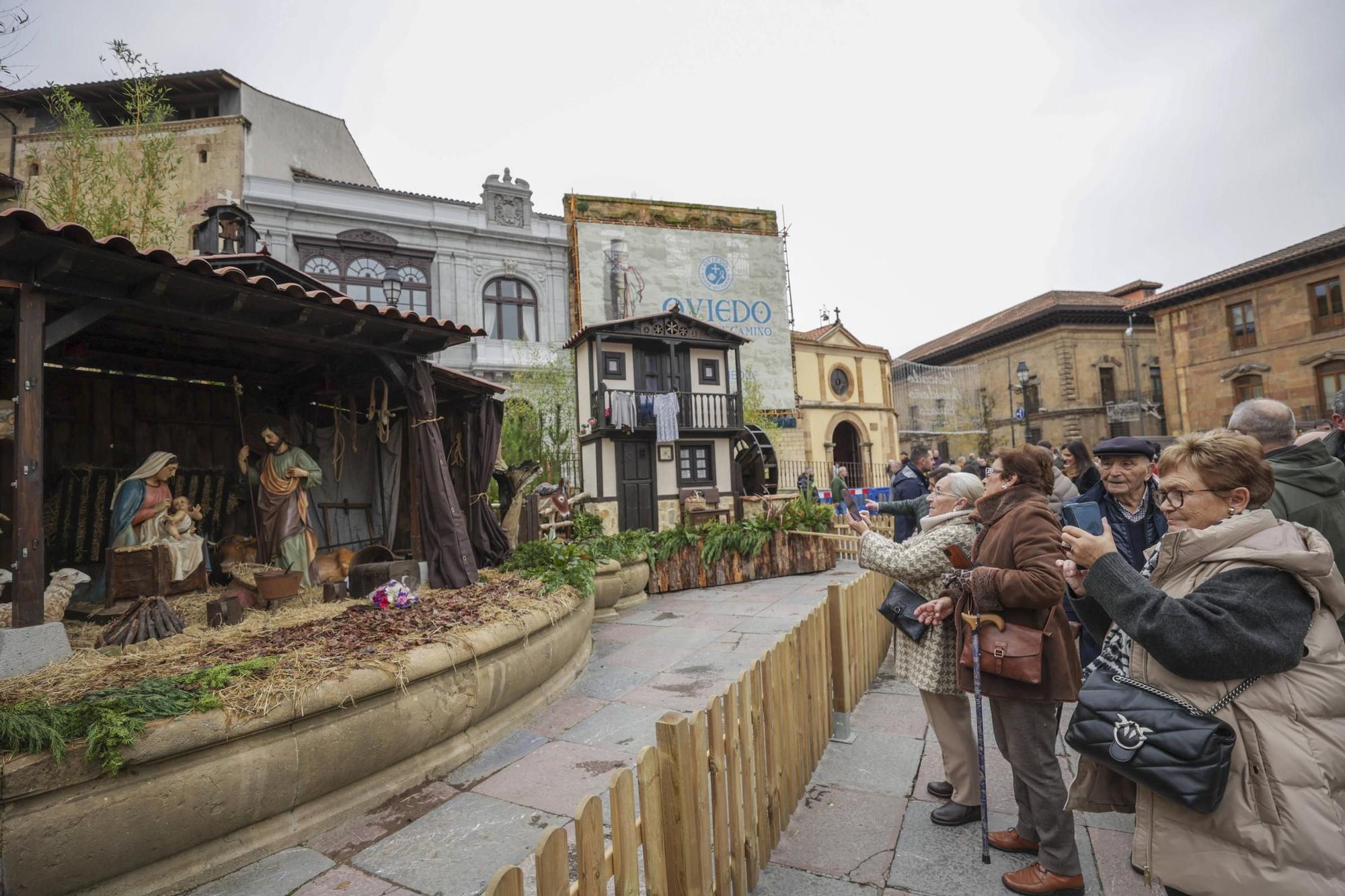 En imágenes: Ambiente navideño en Oviedo