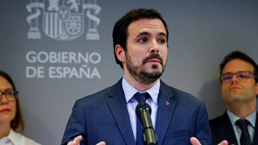 El ministro de Consumo, Alberto Garzón.