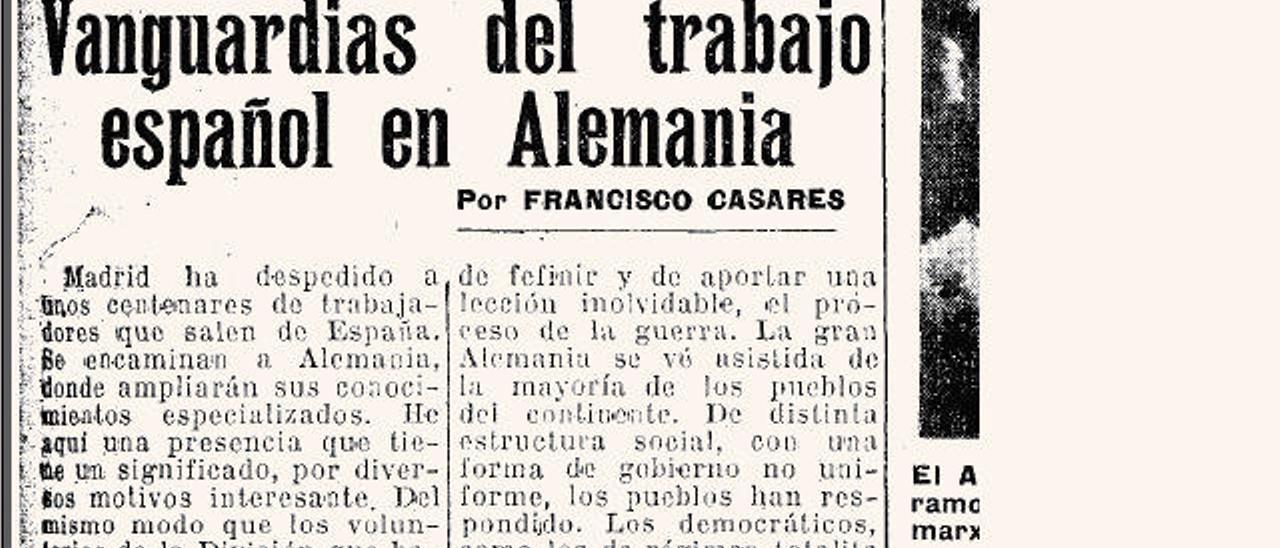 Un comentario aparecido el 2 de diciembre de 1941.