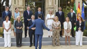 Juanma Moreno preside acto de toma de posesión de los miembros del Consejo de Gobierno.