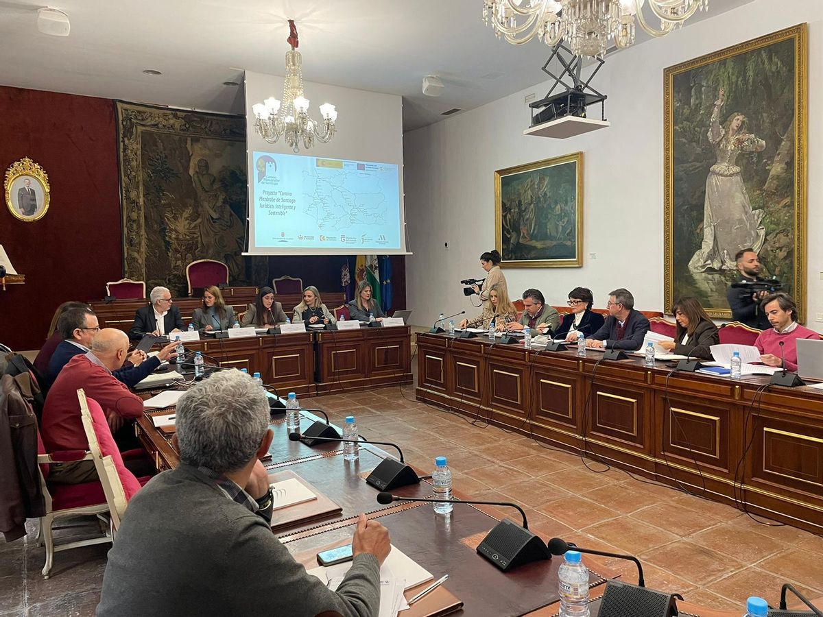 Presentación en Córdoba del proyecto 'Camino Mozárabe de Santiago turístico, inteligente y sostenible'.