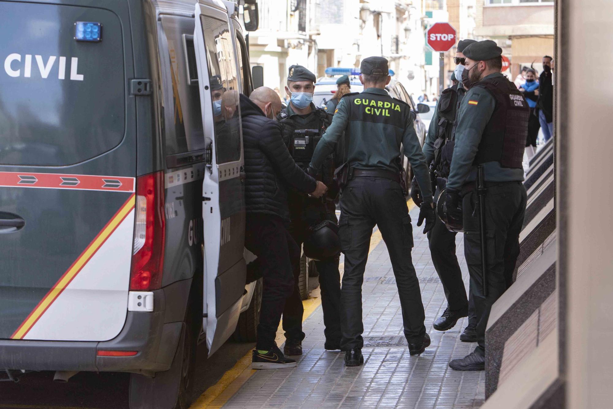 A disposición judicial los seis detenidos por el asesinato a tiros de El Pozo en Favara