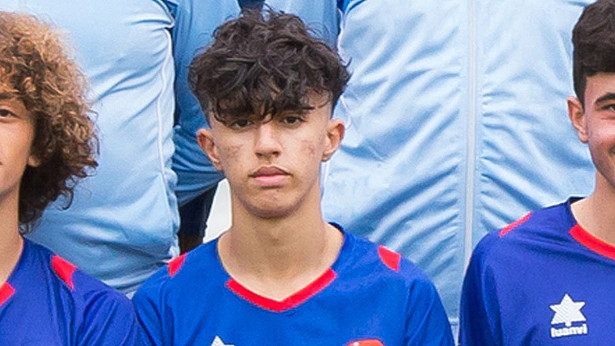 Jaime Guerrero Messousi, jugador de 15 años del Cadete A del CD Móstoles URJC asesinado este sábado en las cercanías de la estación madrileña de Atocha
