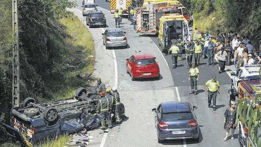 Un catoirense, herido grave en un choque cuando volvía de trabajar