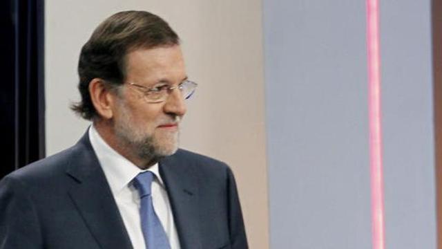 Mariano Rajoy, durante la entrevista.
