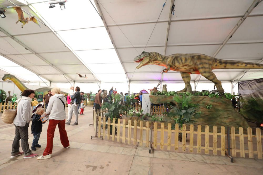 Así fue la exposición 'Dinosaurs Tour', que llegará a Mallorca, durante su paso por Ibiza