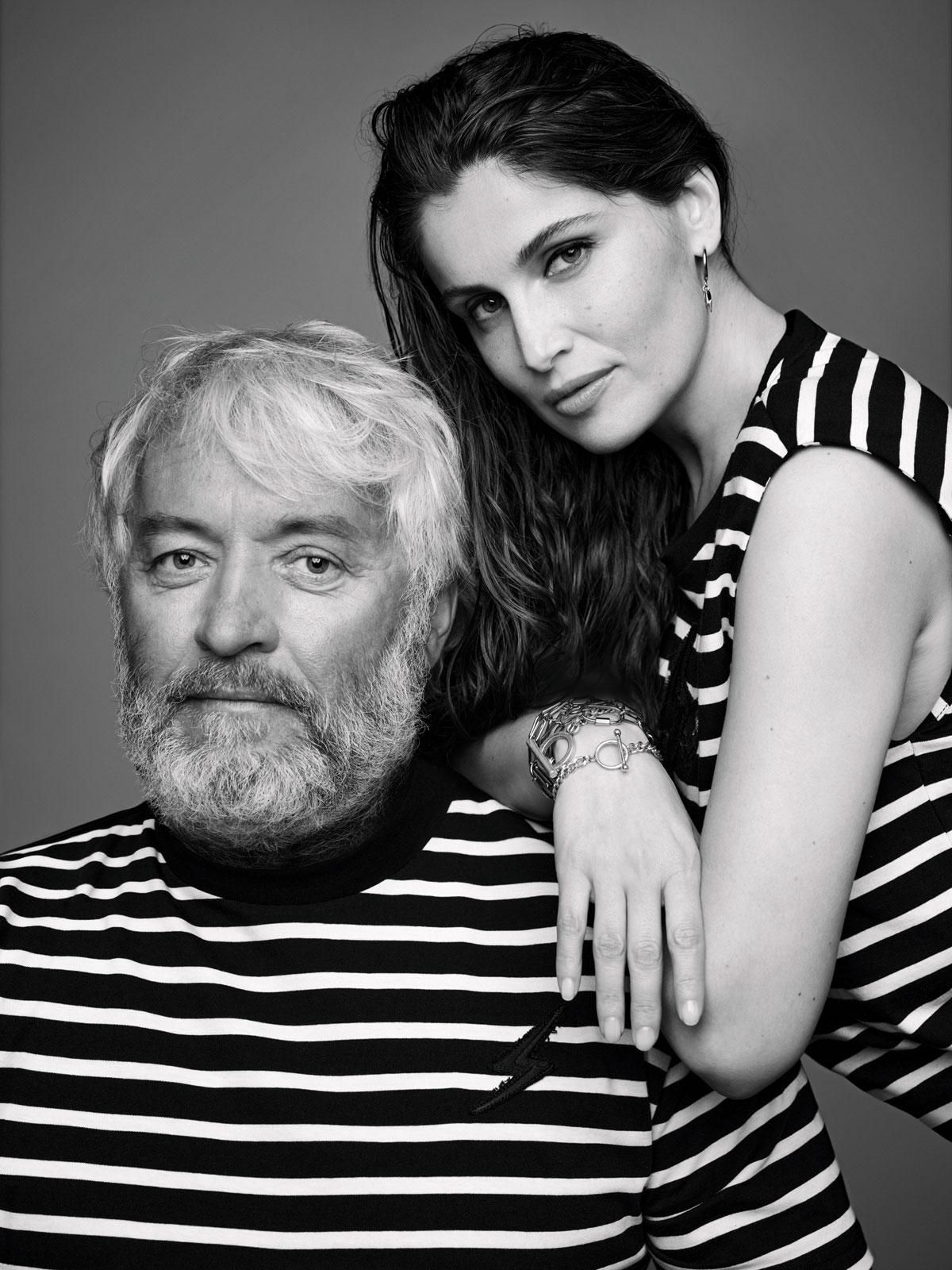 La actriz Laetitia Casta y el ecologista Yvan Bourgnon