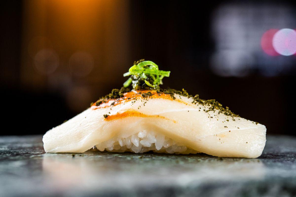 Nigiri de pez mantequilla